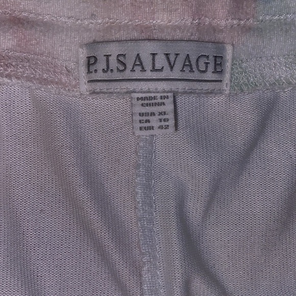 NWOT PJ Salvage Soft Knit Watercolor Lounge Pant in size XL - Picture 7 of 8